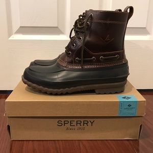 Sperry Top-Sider Decoy Duck Boot Dark Brown/Black